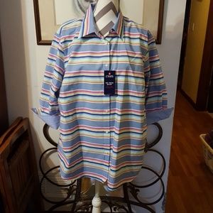 New Chaps 3/4 sleeve shirt